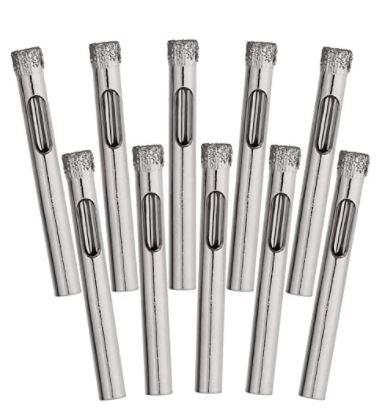 Diamond Drill Bit: 10 Pack Diamond Drill Bit Set