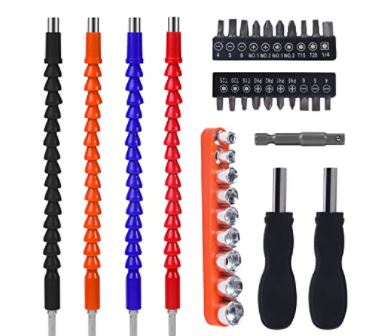 Flexible Drill Bit: 36-Pieces Flexible Drill Bit Extension