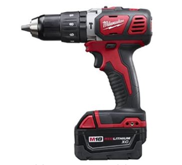 Hammer Drill for Concrete: Milwaukee 2607-22 M18 1/2" Hammer Drill Xc Kit