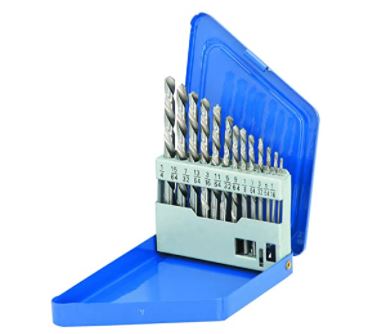 Left Handed Drill Bit: 13 Piece Left-Hand Drill Bit Set HSS Double Flute